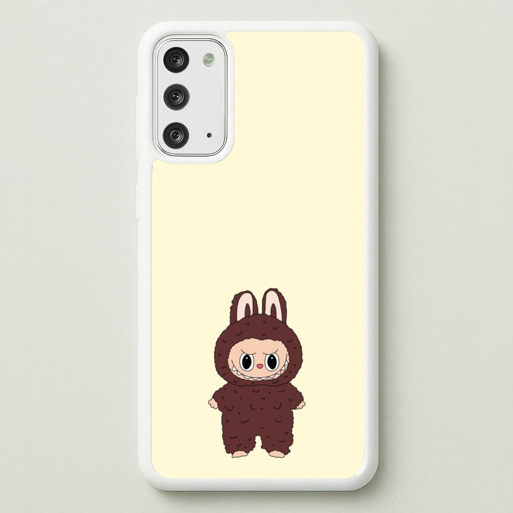 Cute Brown Monster - Plushy Phone Case for Galaxy Note 20