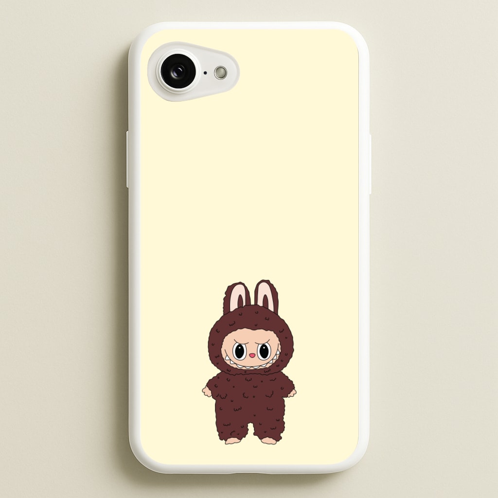 Cute Brown Monster - Plushy Phone Case for iPhone 16e