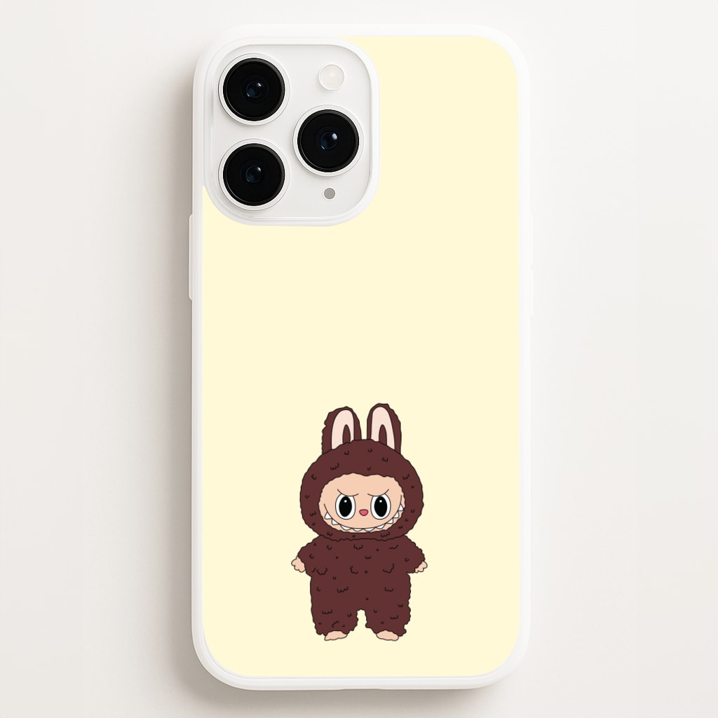 Cute Brown Monster - Plushy Phone Case for iPhone 12 Pro Max
