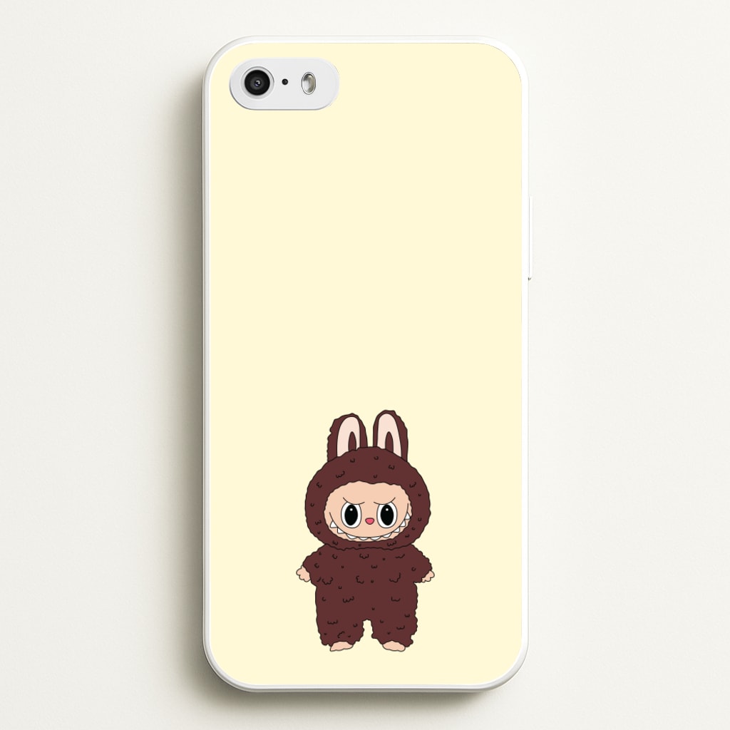 Cute Brown Monster - Plushy Phone Case for iPhone 5 / 5s / SE 2016