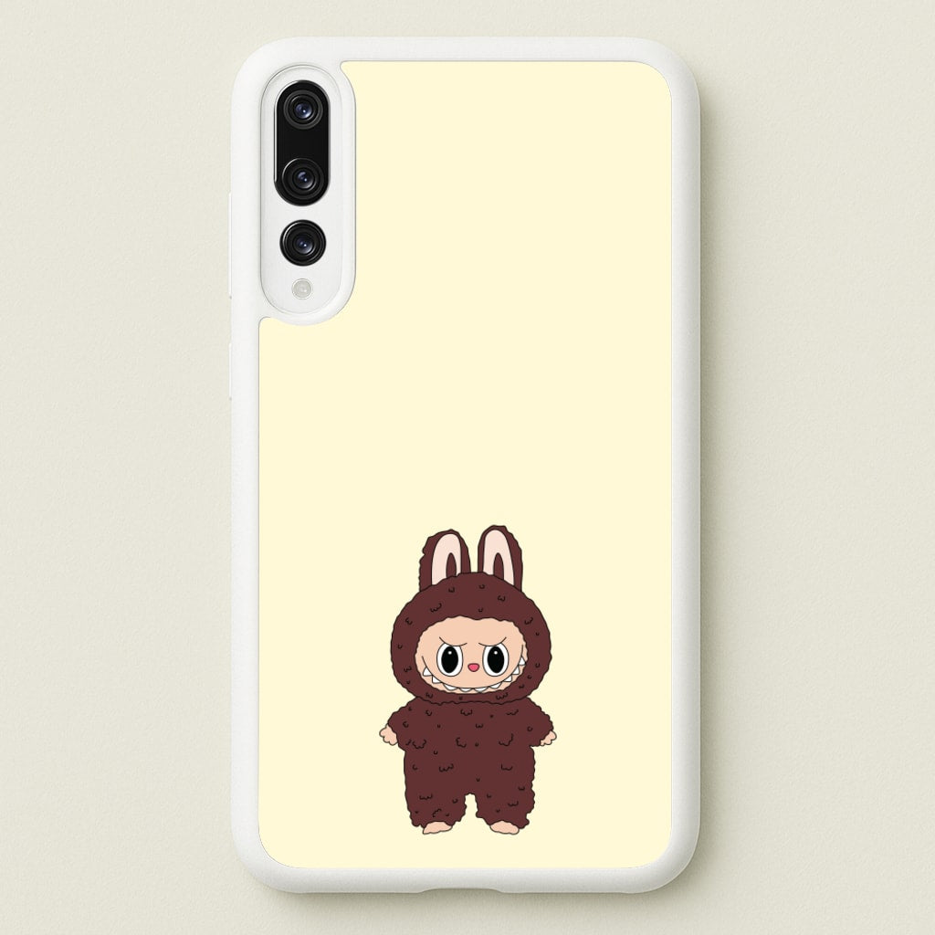 Cute Brown Monster - Plushy Phone Case for Huawei P20 Pro