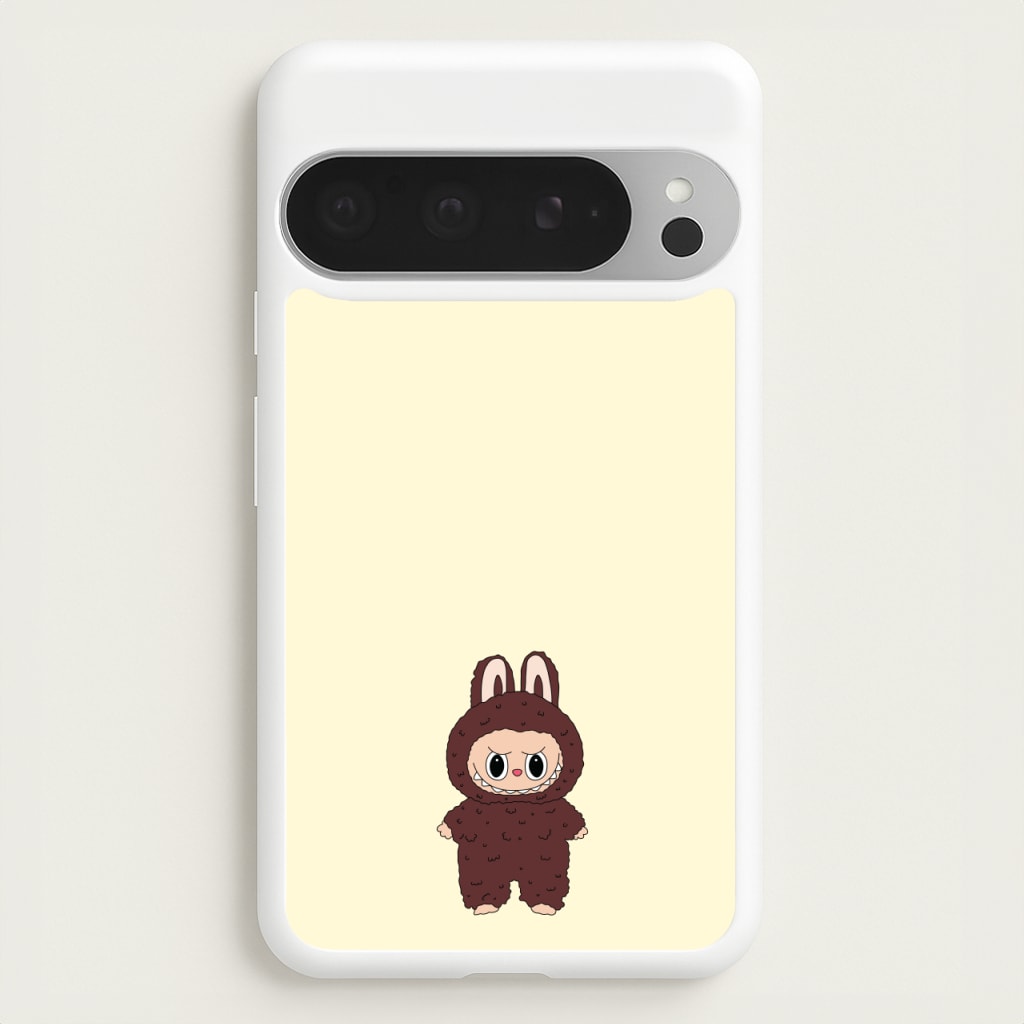 Cute Brown Monster - Plushy Phone Case for Google Pixel 9 Pro XL