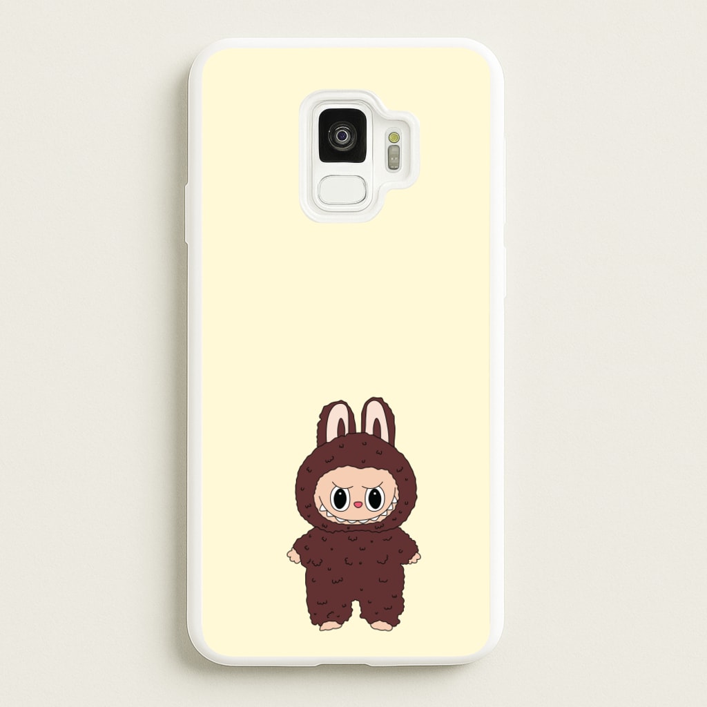 Cute Brown Monster - Plushy Phone Case for Galaxy S9