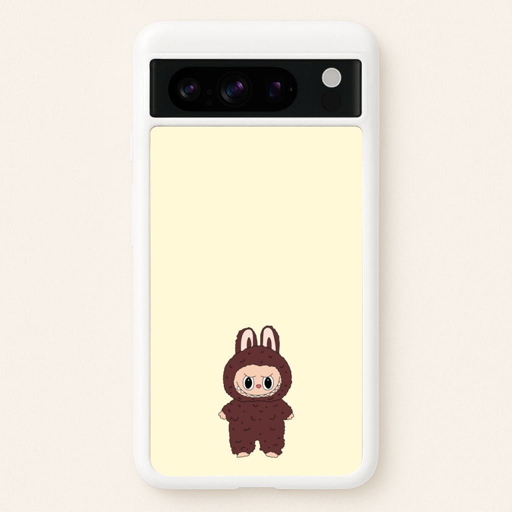 Cute Brown Monster - Plushy Phone Case for Google Pixel 8 Pro