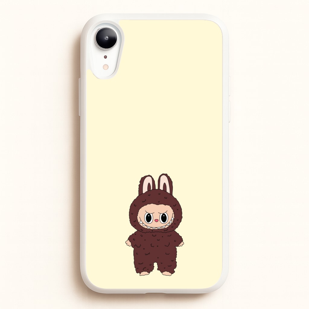 Cute Brown Monster - Plushy Phone Case for iPhone XR