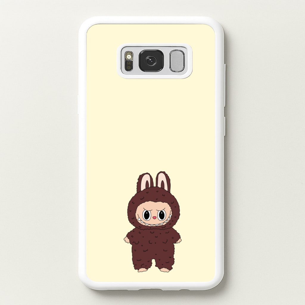 Cute Brown Monster - Plushy Phone Case for Galaxy S8 Plus