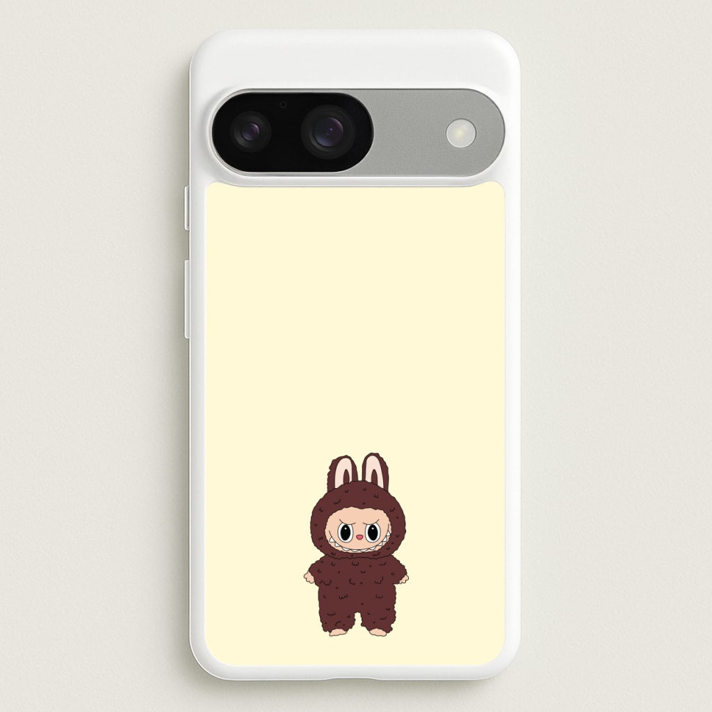 Cute Brown Monster - Plushy Phone Case for Google Pixel 9 / 9 Pro