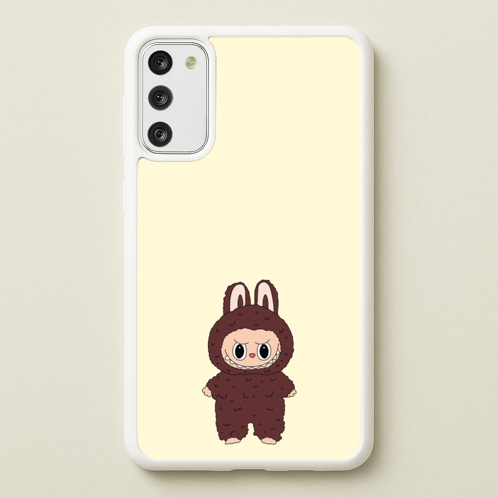 Cute Brown Monster - Plushy Phone Case for Galaxy A41