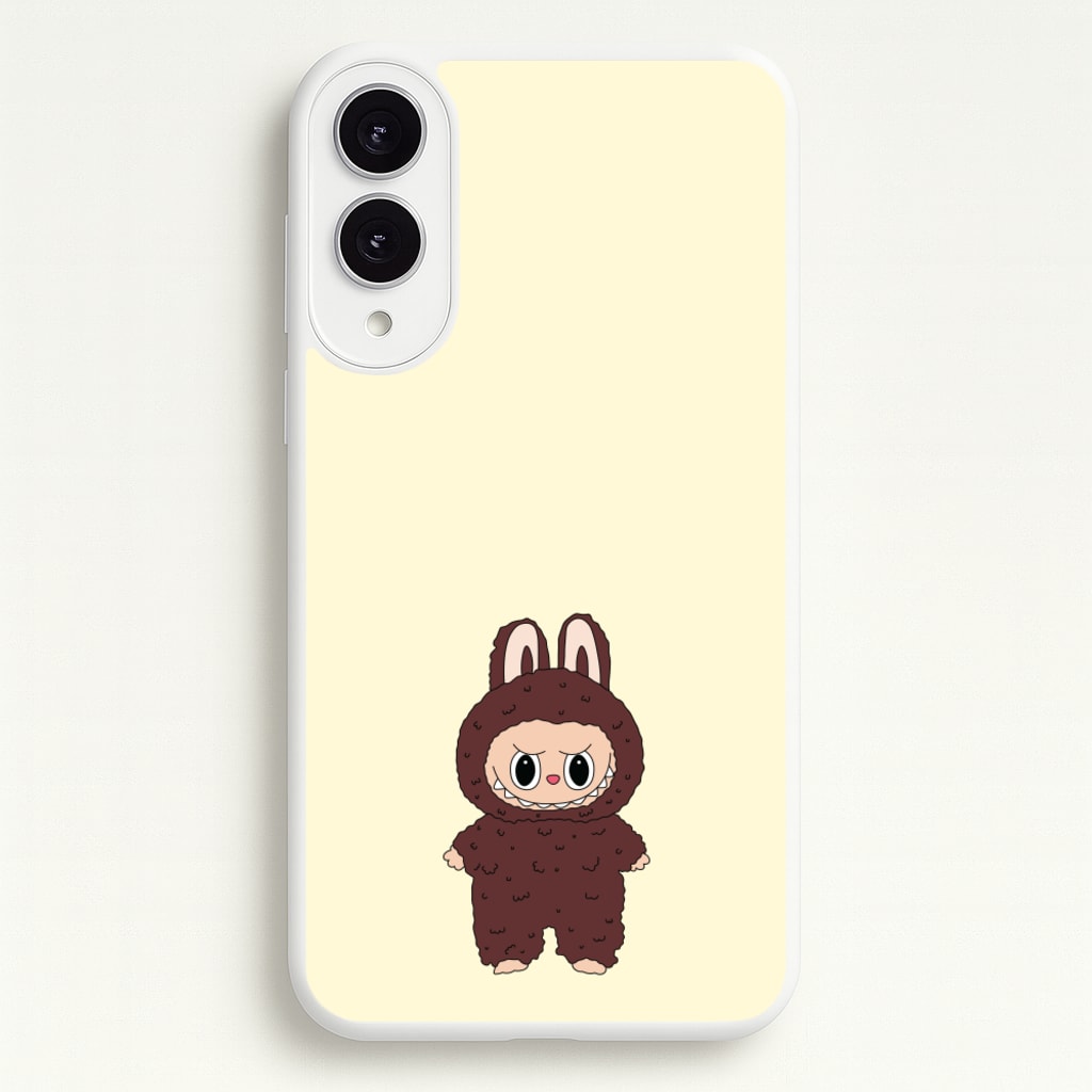 Cute Brown Monster - Plushy Phone Case for Galaxy S25 Edge