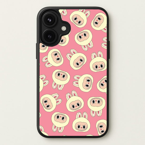 Cute Cream Monster Face Pattern Phone Case for iPhone 17