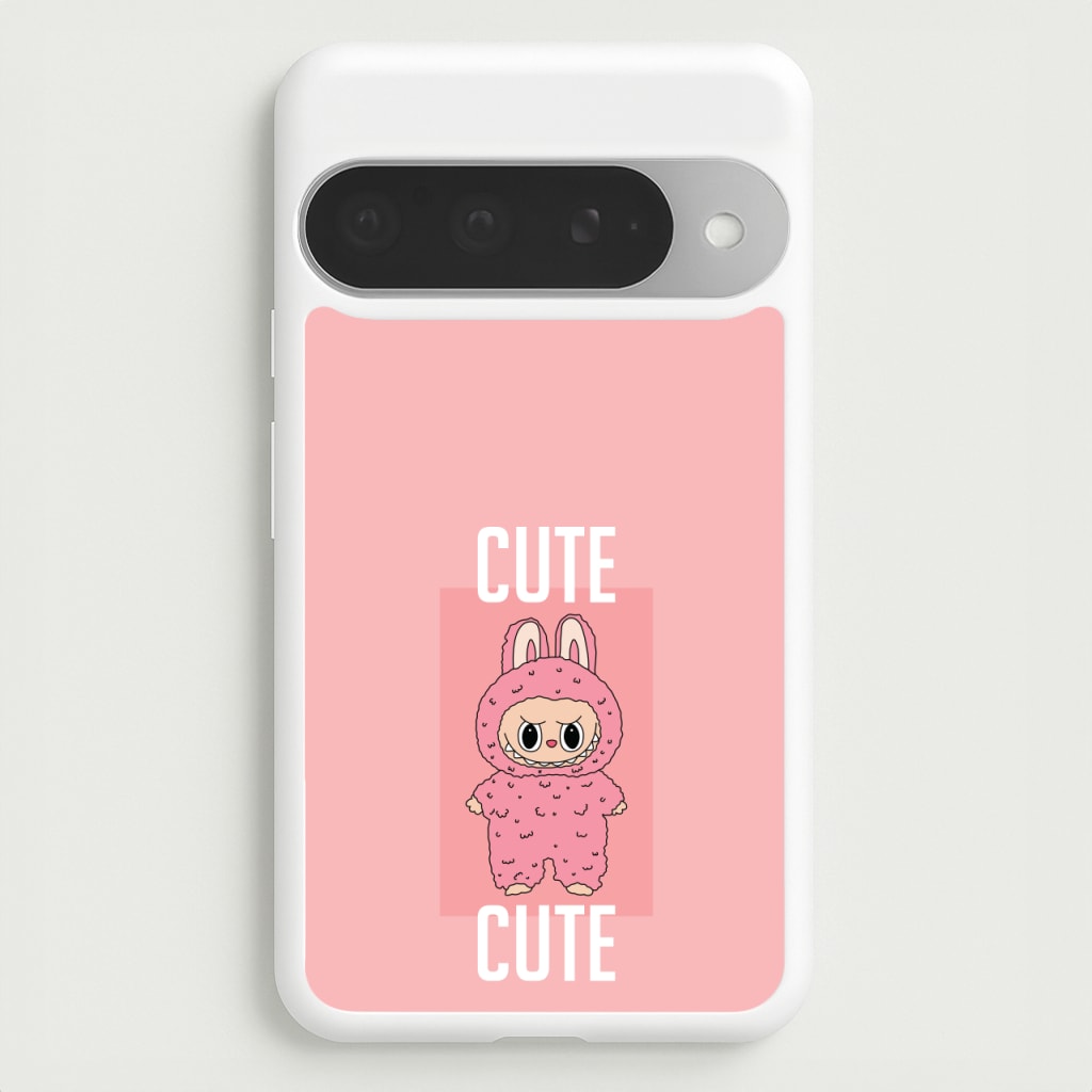 Cute Pink Monster Phone Case for Google Pixel 10 Pro XL