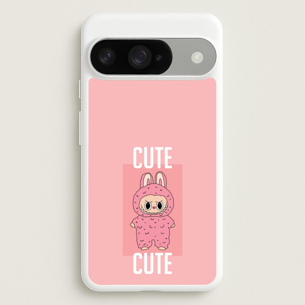 Cute Pink Monster Phone Case for Google Pixel 10 / 10 Pro