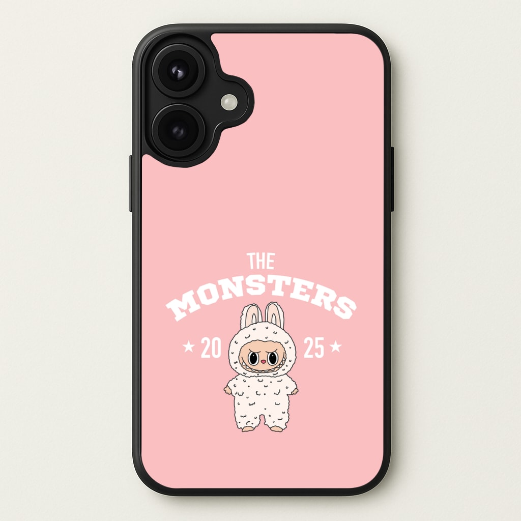 Cute Monster 2025 Pink Phone Case for iPhone 17