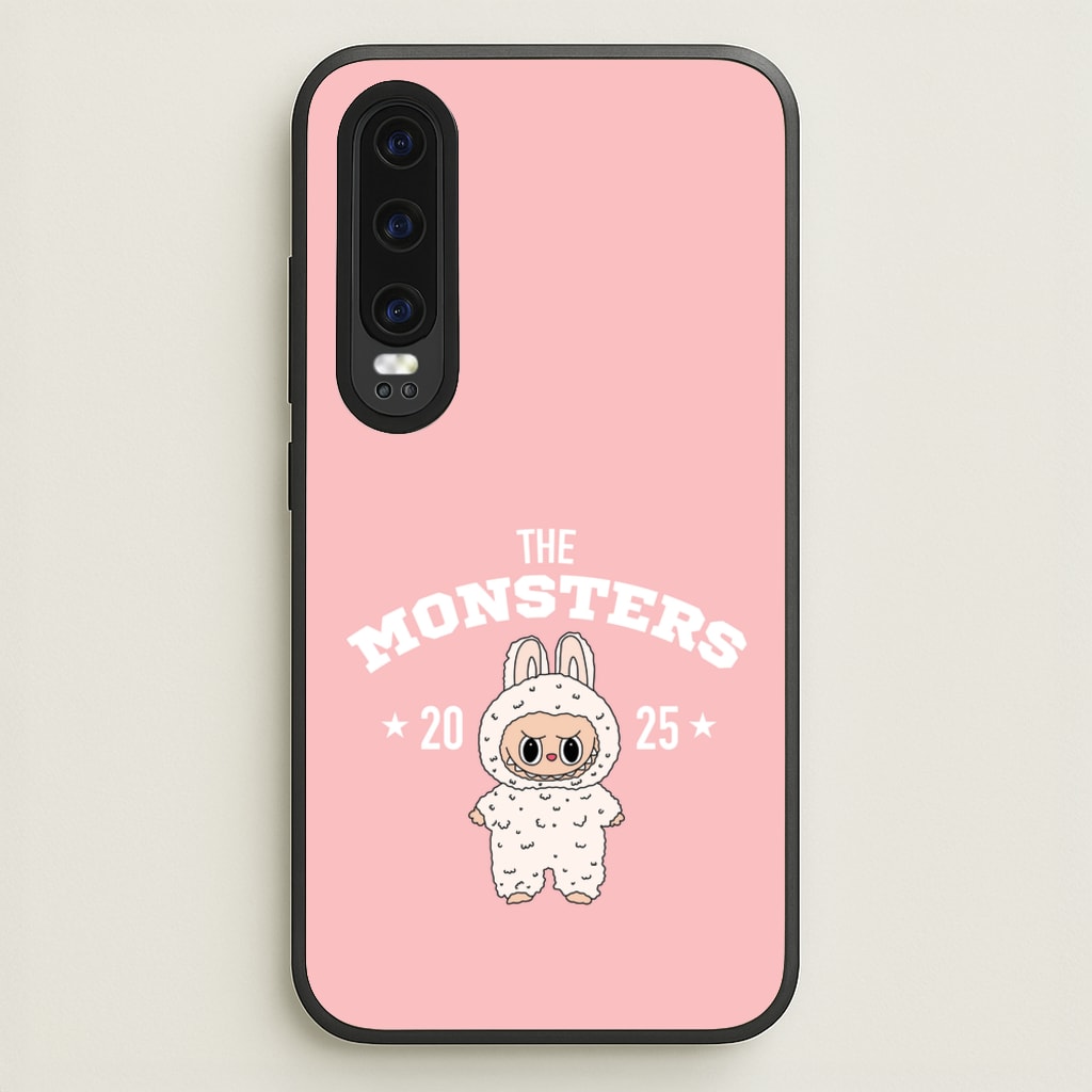 Cute Monster 2025 Pink - Plushy Phone Case for Huawei P30