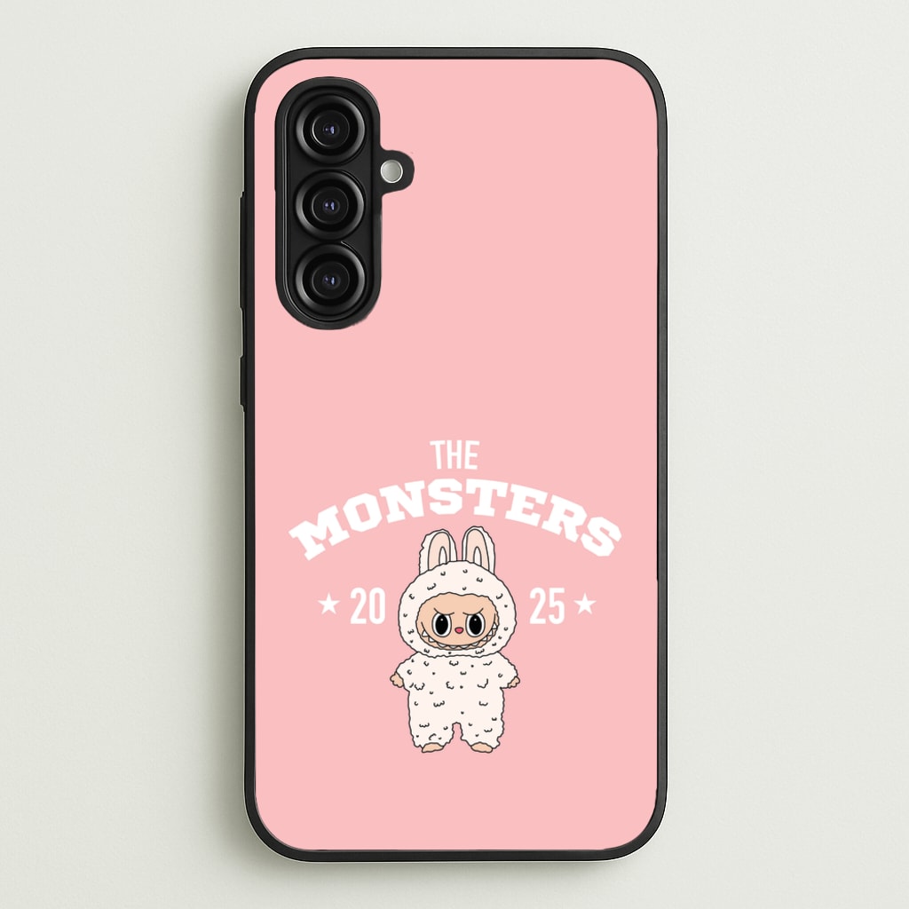 Cute Monster 2025 Pink - Plushy Phone Case for Galaxy A16