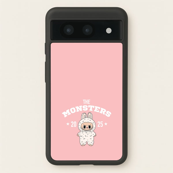 Cute Monster 2025 Pink - Plushy Phone Case for Google Pixel 8a