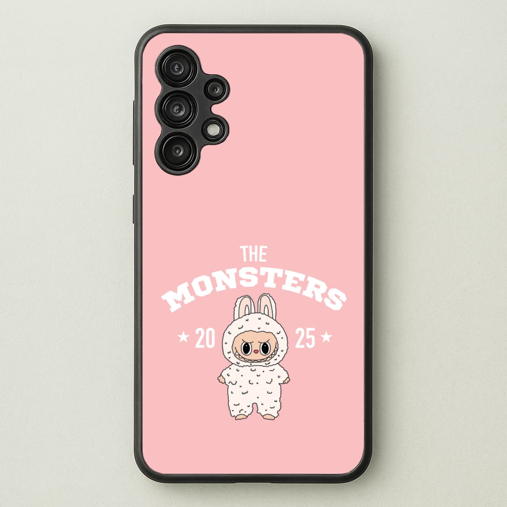Cute Monster 2025 Pink - Plushy Phone Case for Galaxy A13