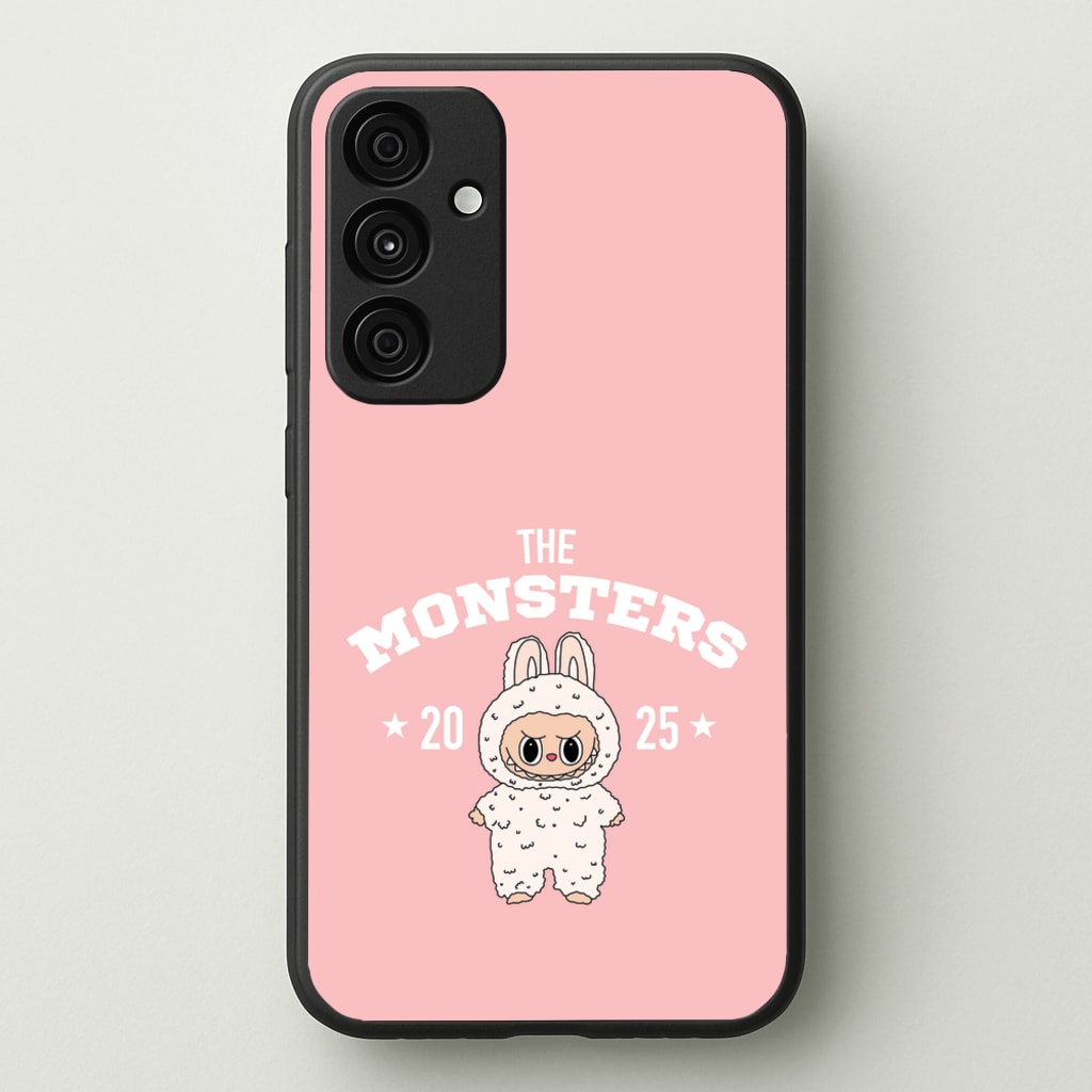 Cute Monster 2025 Pink - Plushy Phone Case for Galaxy A15