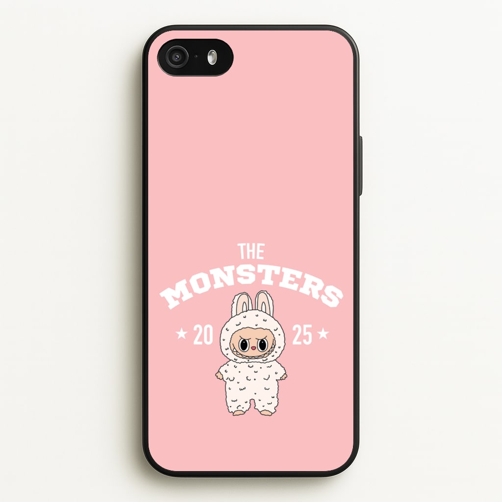 Cute Monster 2025 Pink - Plushy Phone Case for iPhone 5 / 5s / SE 2016