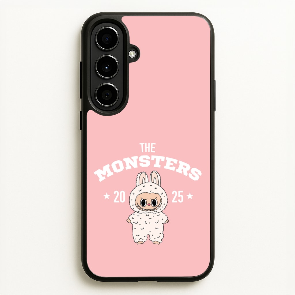 Cute Monster 2025 Pink - Plushy Phone Case for Galaxy A56