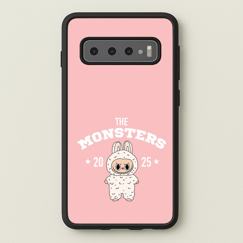 Cute Monster 2025 Pink - Plushy Phone Case for Galaxy S10 Plus