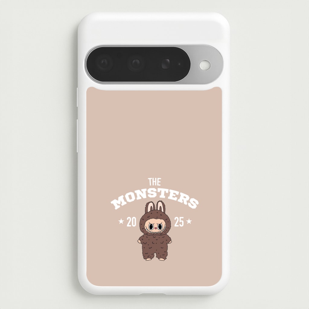 Cute Monster 2025 Biege Phone Case for Google Pixel 10 Pro XL