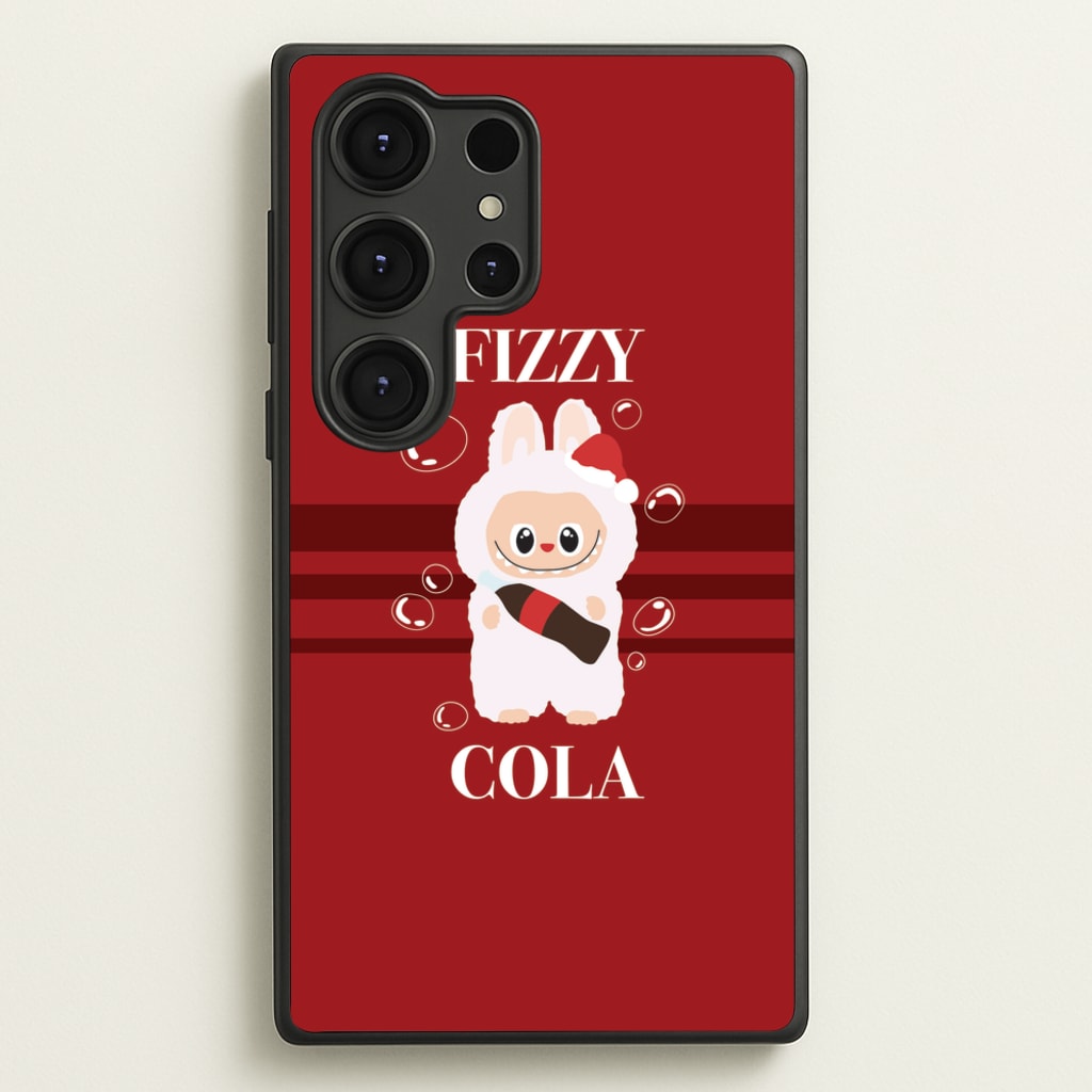 Fizzy Cola Monster - Plushy Phone Case for Galaxy S25 Ultra