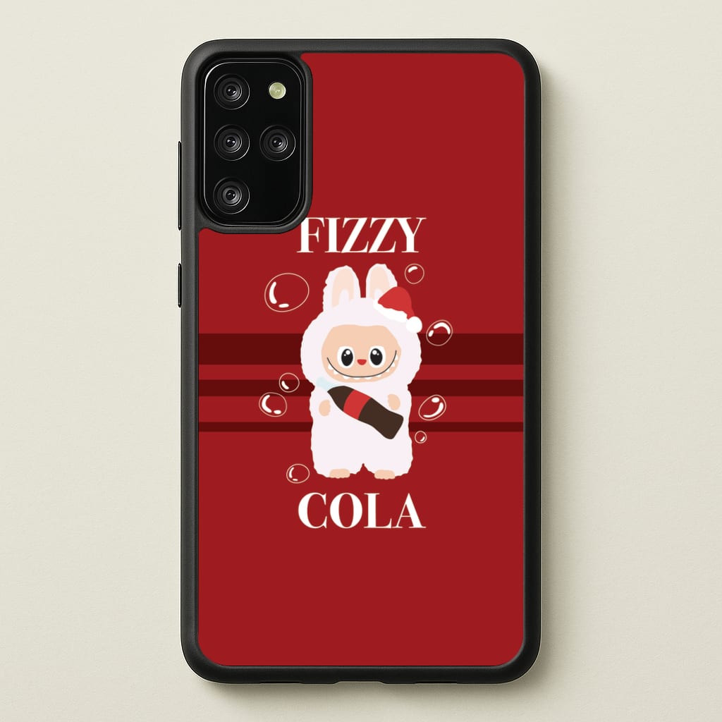 Fizzy Cola Monster - Plushy Phone Case for Galaxy S20 Plus