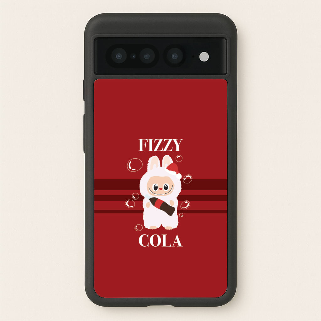 Fizzy Cola Monster - Plushy Phone Case for Google Pixel 7 Pro
