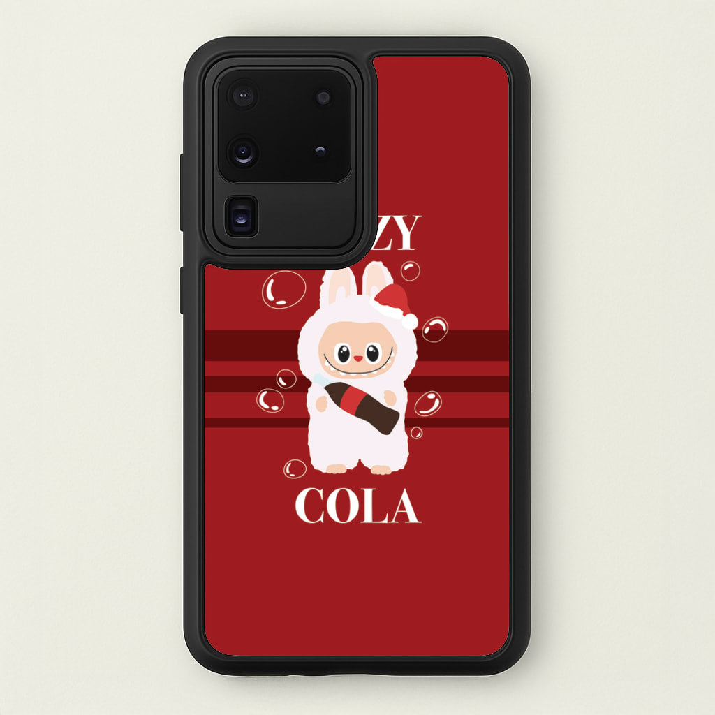 Fizzy Cola Monster - Plushy Phone Case for Galaxy S20 Ultra