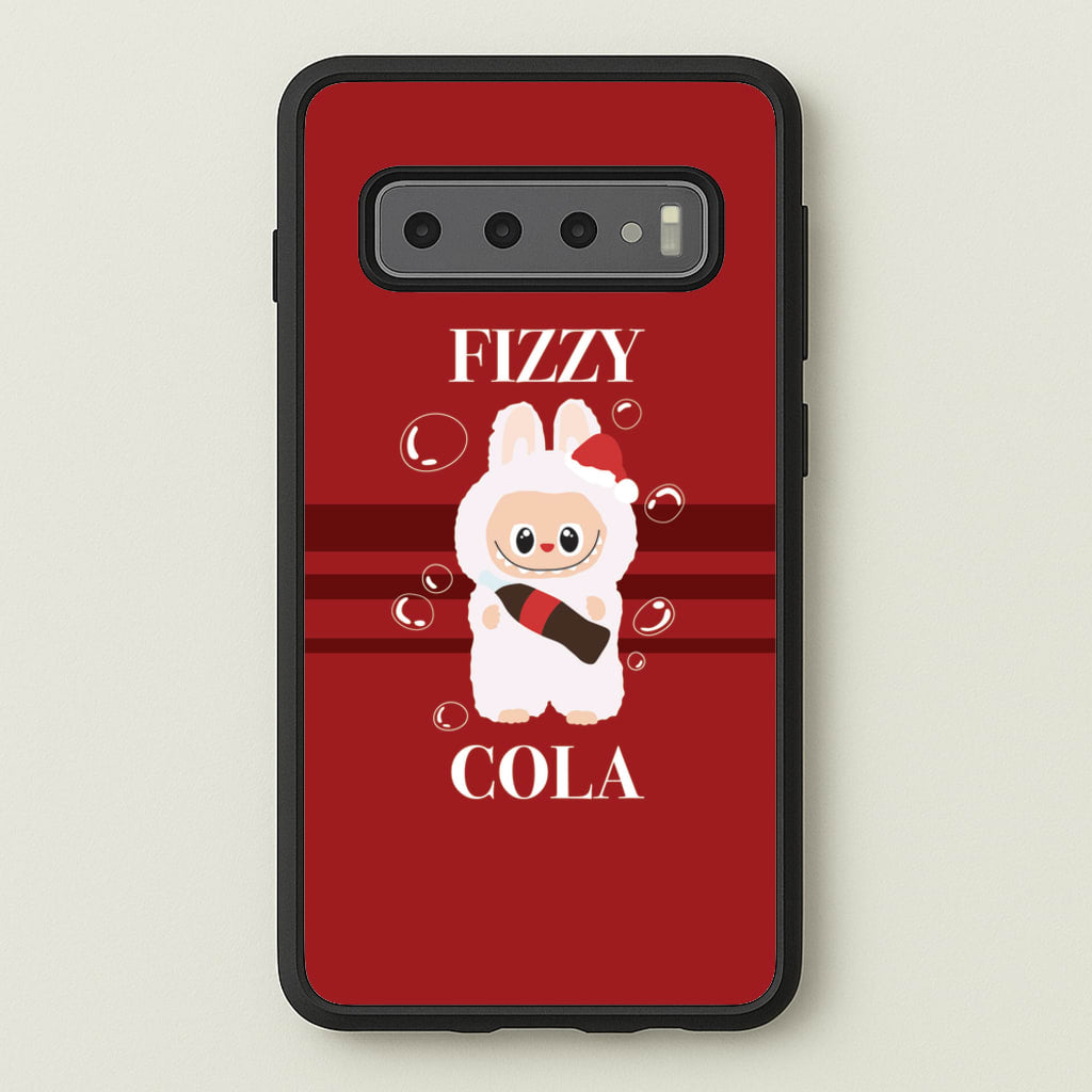 Fizzy Cola Monster - Plushy Phone Case for Galaxy S10 Plus