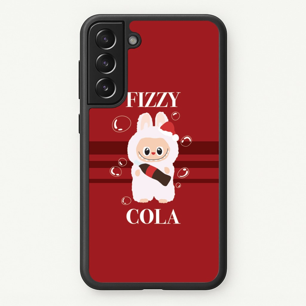 Fizzy Cola Monster - Plushy Phone Case for Galaxy S22 Plus