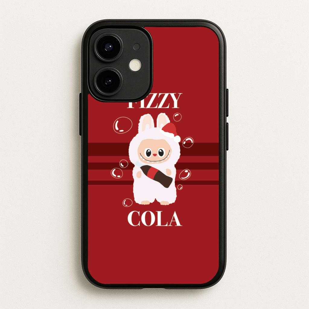 Fizzy Cola Monster - Plushy Phone Case for iPhone 12 / 12 Pro