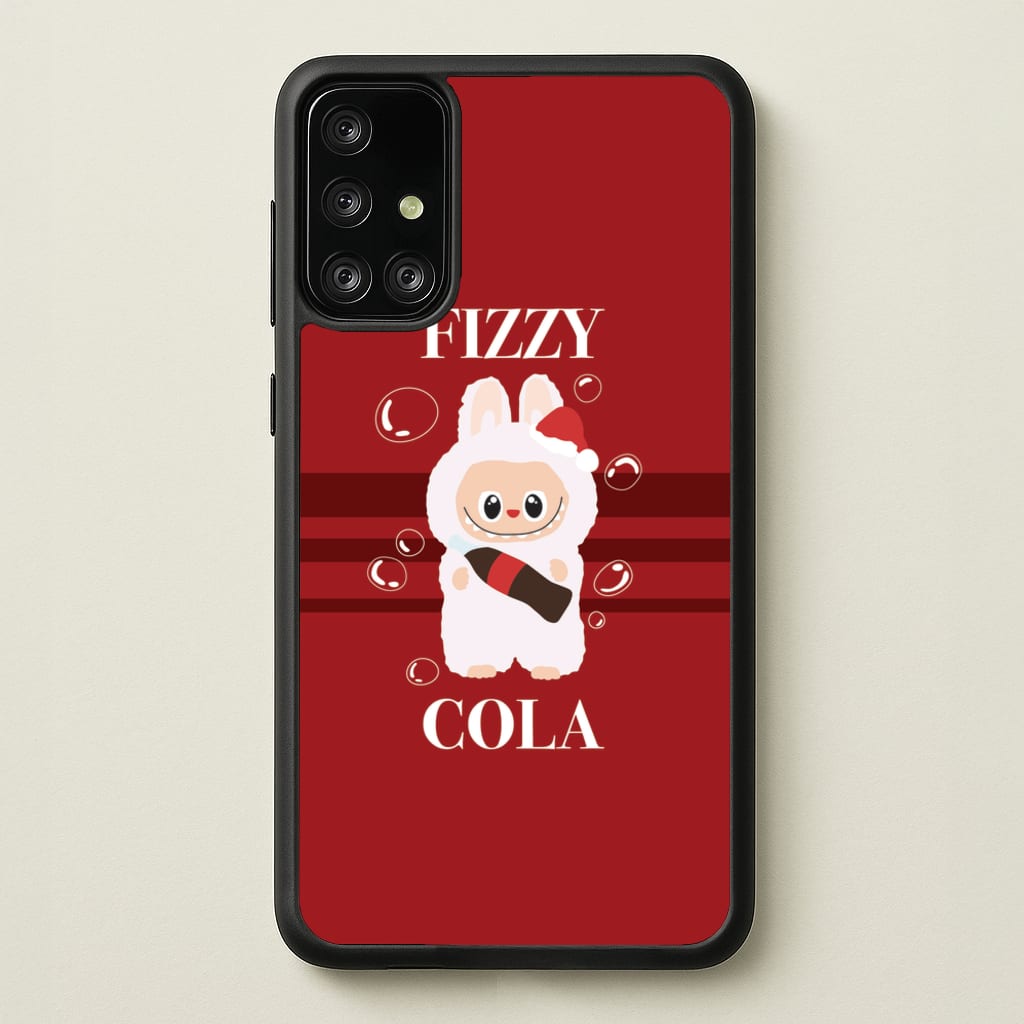 Fizzy Cola Monster - Plushy Phone Case for Galaxy A71