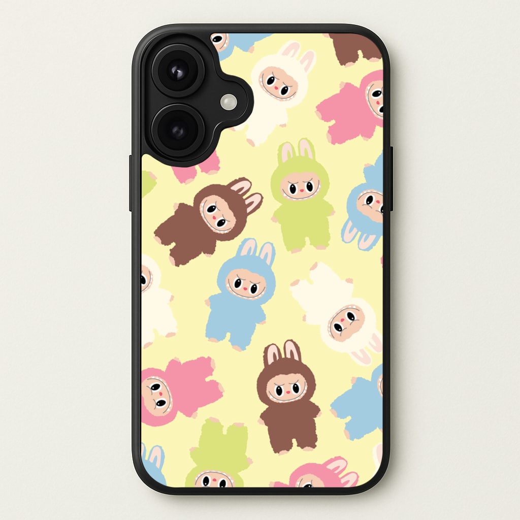Colourful Little Monsters Pattern Phone Case for iPhone 17