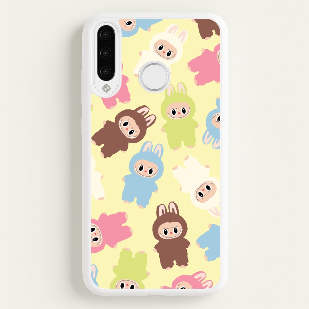 Colourful Little Monsters Pattern - Plushy Phone Case for Huawei P30 Pro