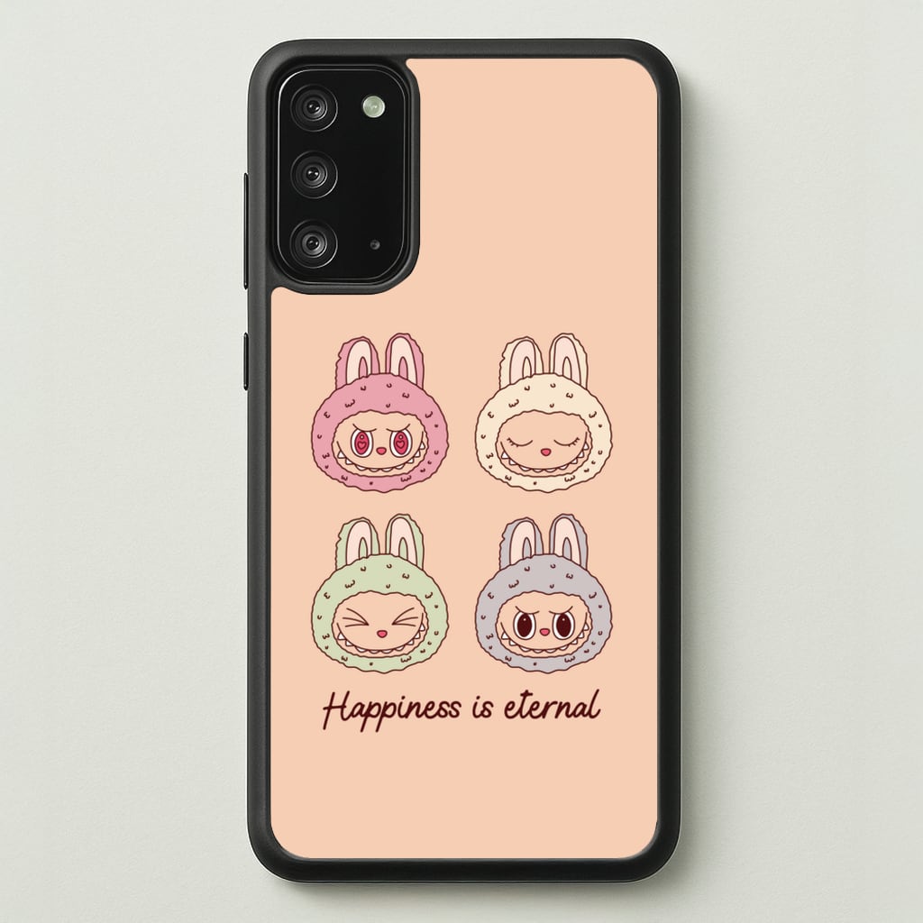 Happiness Is Eternal Monsters - Plushy Phone Case for Galaxy Note 20