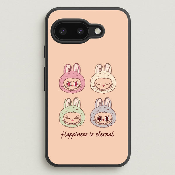 Happiness Is Eternal Monsters - Plushy Phone Case for Google Pixel 9a