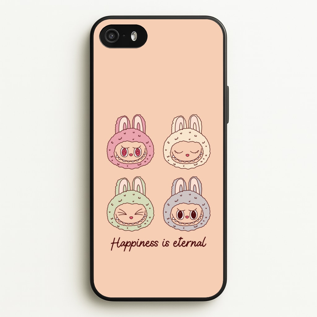 Happiness Is Eternal Monsters - Plushy Phone Case for iPhone 5 / 5s / SE 2016