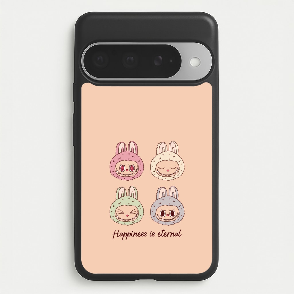 Happiness Is Eternal Monsters Phone Case for Google Pixel 10 Pro XL
