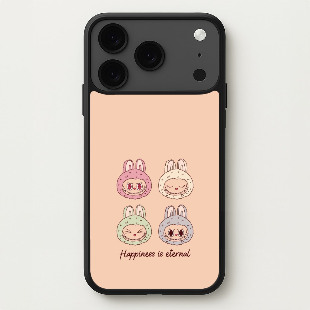 Happiness Is Eternal Monsters Phone Case for iPhone 17 Pro