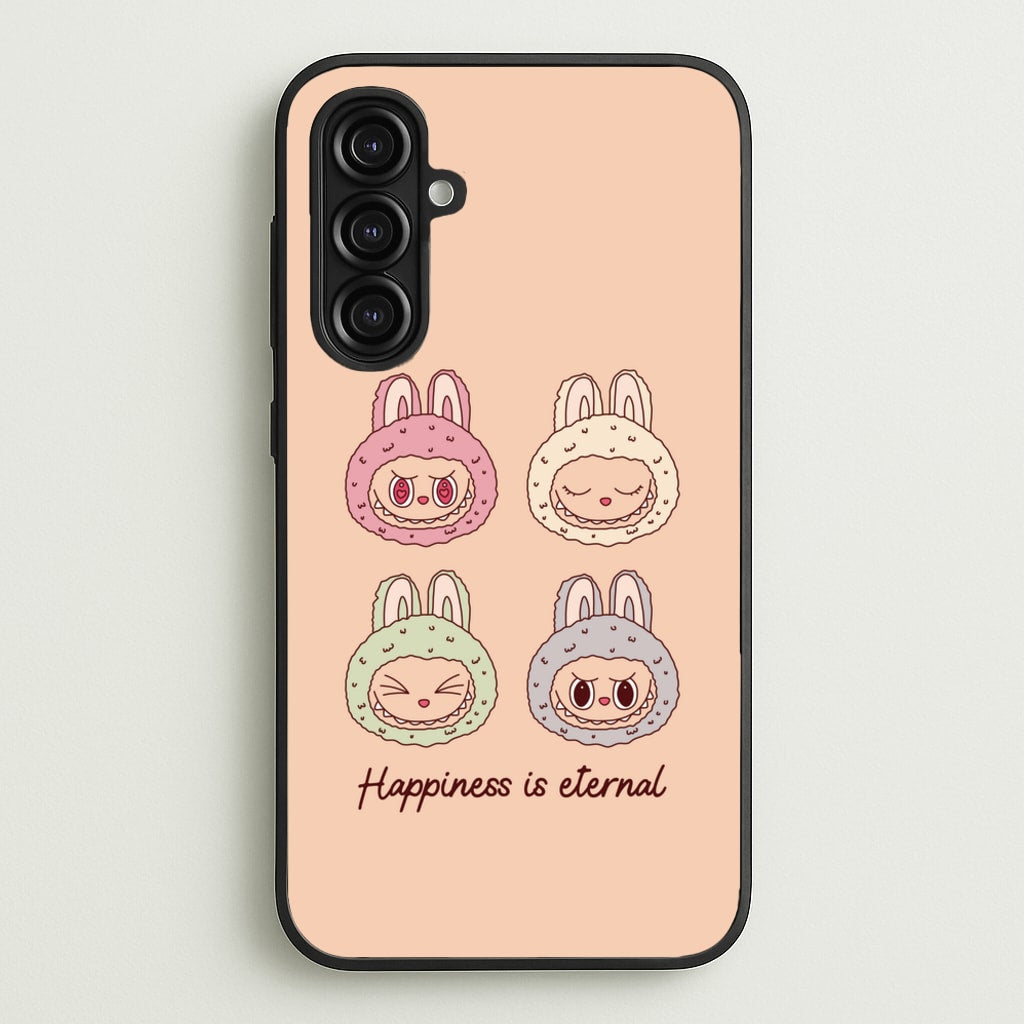 Happiness Is Eternal Monsters - Plushy Phone Case for Galaxy A16