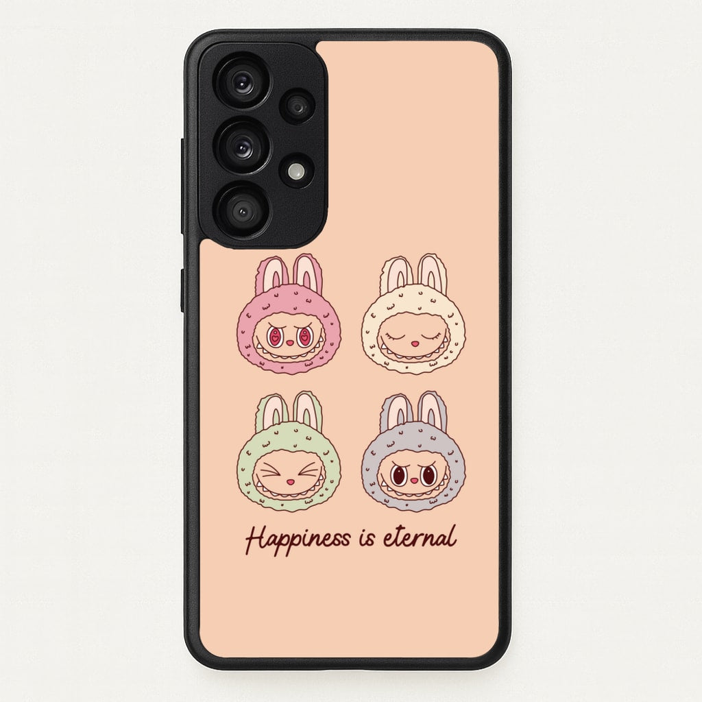 Happiness Is Eternal Monsters - Plushy Phone Case for Galaxy A33