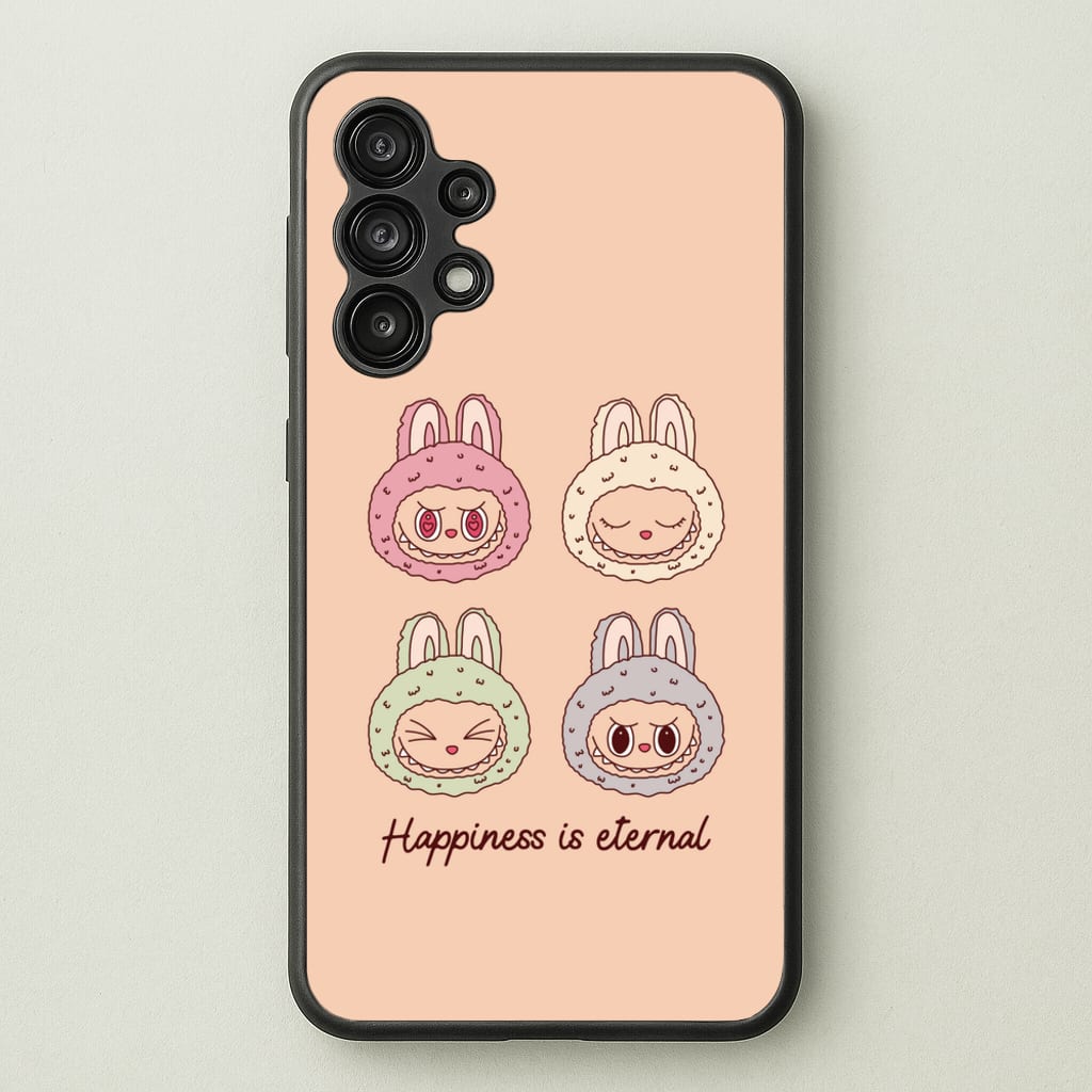 Happiness Is Eternal Monsters - Plushy Phone Case for Galaxy A13