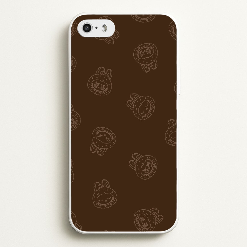 Monsters Outline Pattern I - Plushy Phone Case for iPhone 5 / 5s / SE 2016