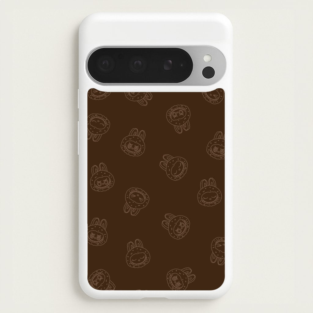 Monsters Outline Pattern I - Plushy Phone Case for Google Pixel 9 Pro XL