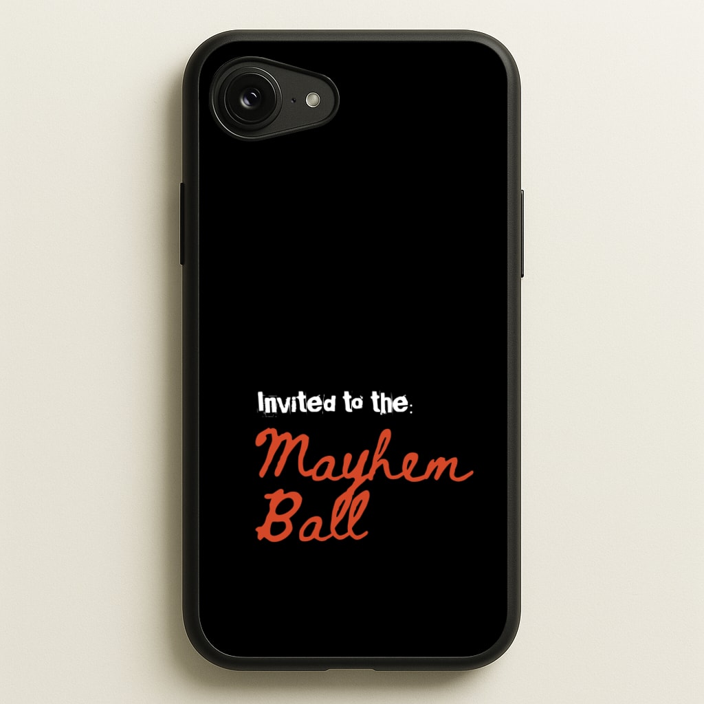 Invited To The Mayhem Ball - Lady Gaga Phone Case for iPhone 16e