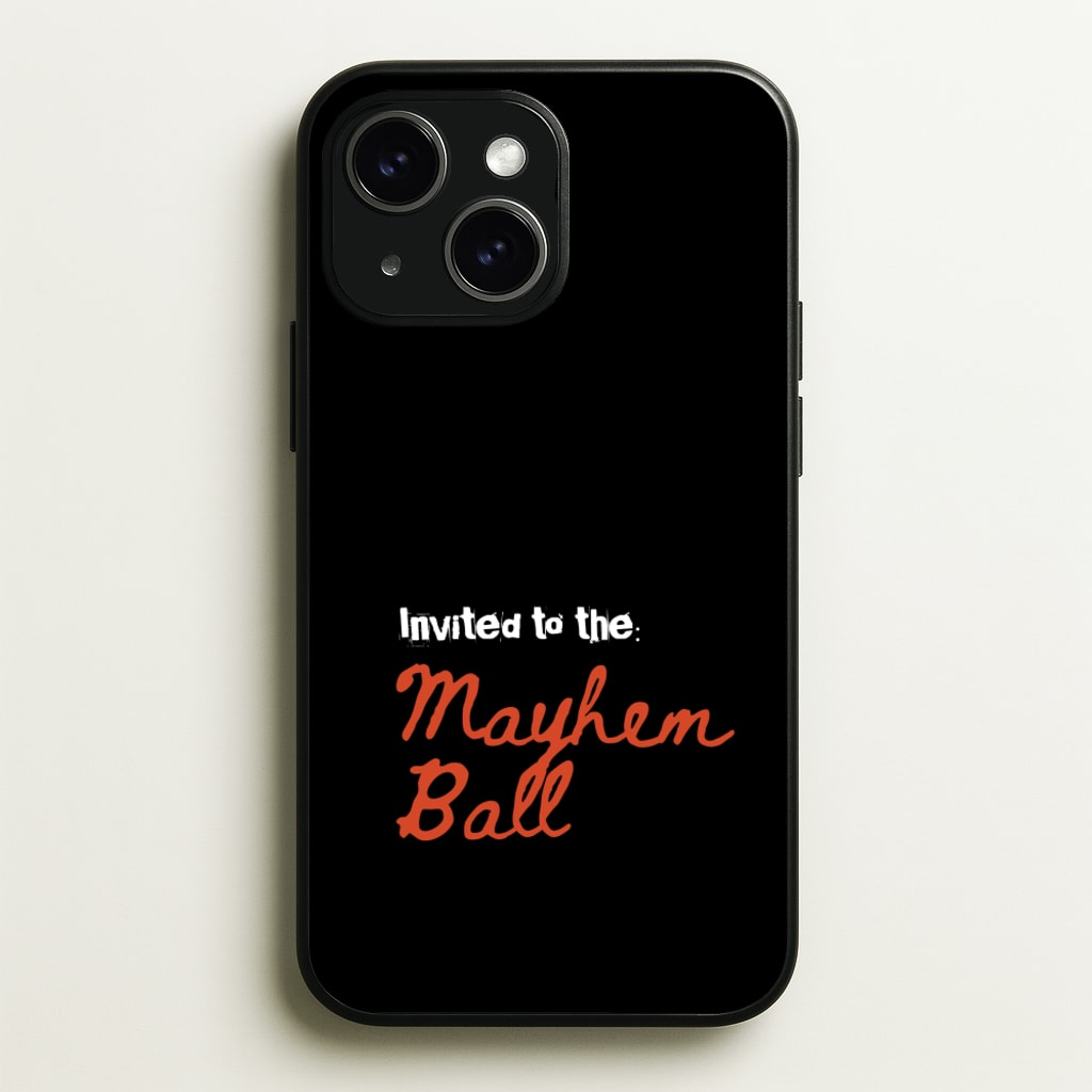 Invited To The Mayhem Ball - Lady Gaga Phone Case for iPhone 14