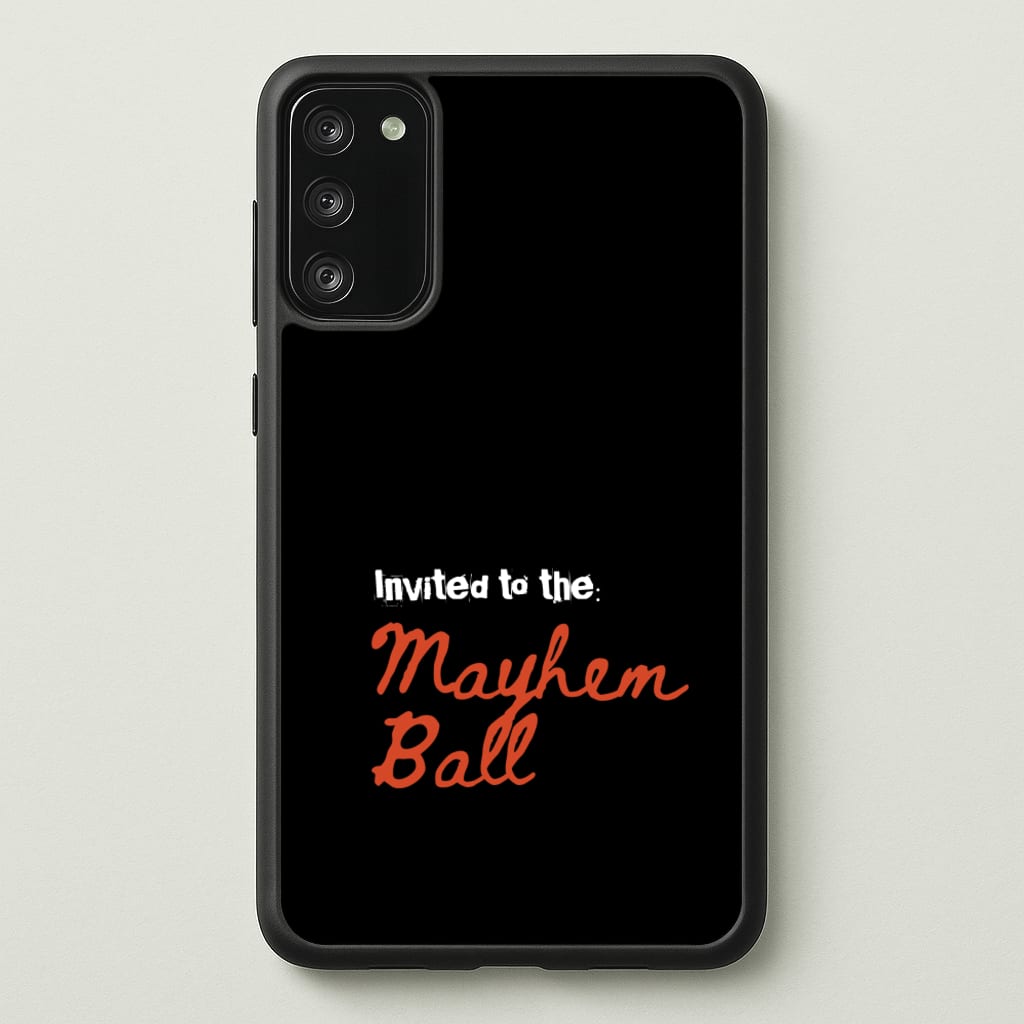 Invited To The Mayhem Ball - Lady Gaga Phone Case for Galaxy S20