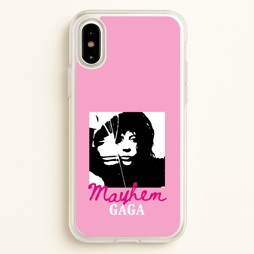 Pink Mayhem Gaga - Lady Gaga Phone Case for iPhone X / XS